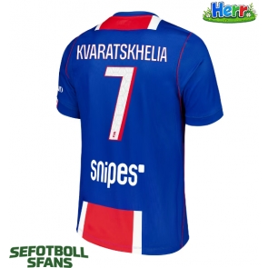 Paris Saint-Germain Khvicha Kvaratskhelia #7 Hemmatröja 2026-27 Kortärmad